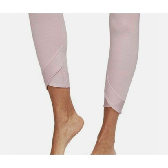 Nike Womens Yoga Wrap High Waist Leggings cj4215-516 Plum Chalk Barely Rose L - Picture 2 of 16